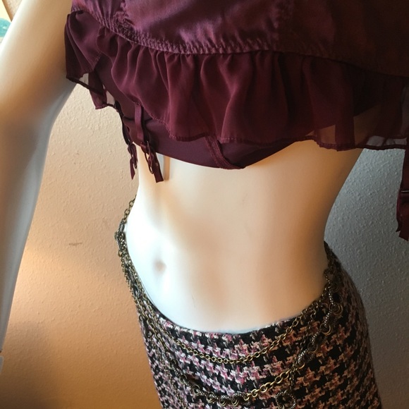 💍 Vintage Uniform John Paul Richard Checker Skirt - Picture 8 of 8